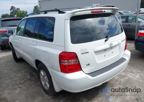 2002 Toyota Highlander Limited V6 из США, поврежденный, VIN JTEGF21A620068141